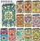 12 Pcs Mandala Diamond Art Notebook Kits – DIY 5D Flower Diamond Painting Notebooks for Adults, Creative Journal Art Crafts with Tools
